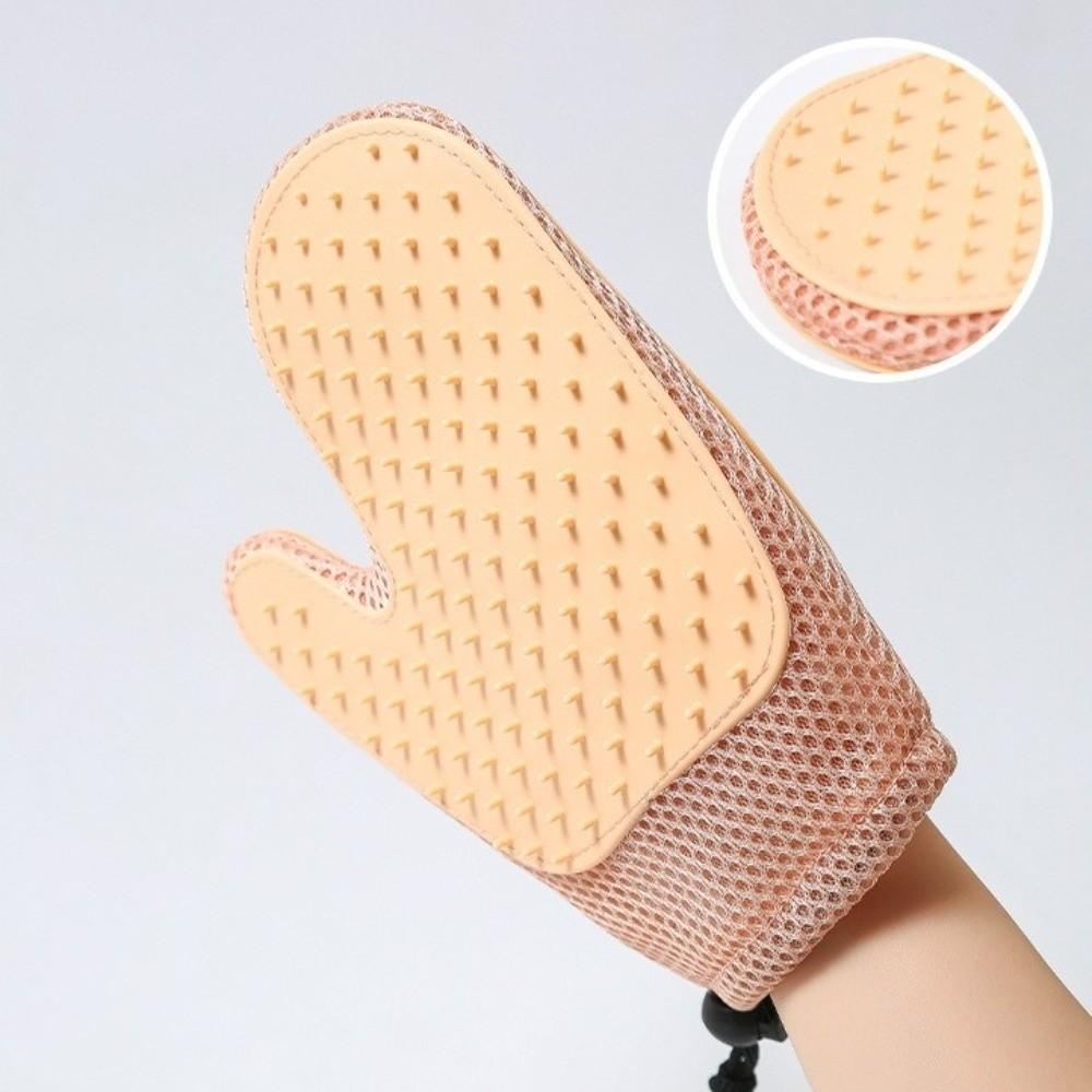 Massage Pet Grooming Gloves Double-sided Cleaner Tool Fashion Dogs Hair Remover Brush