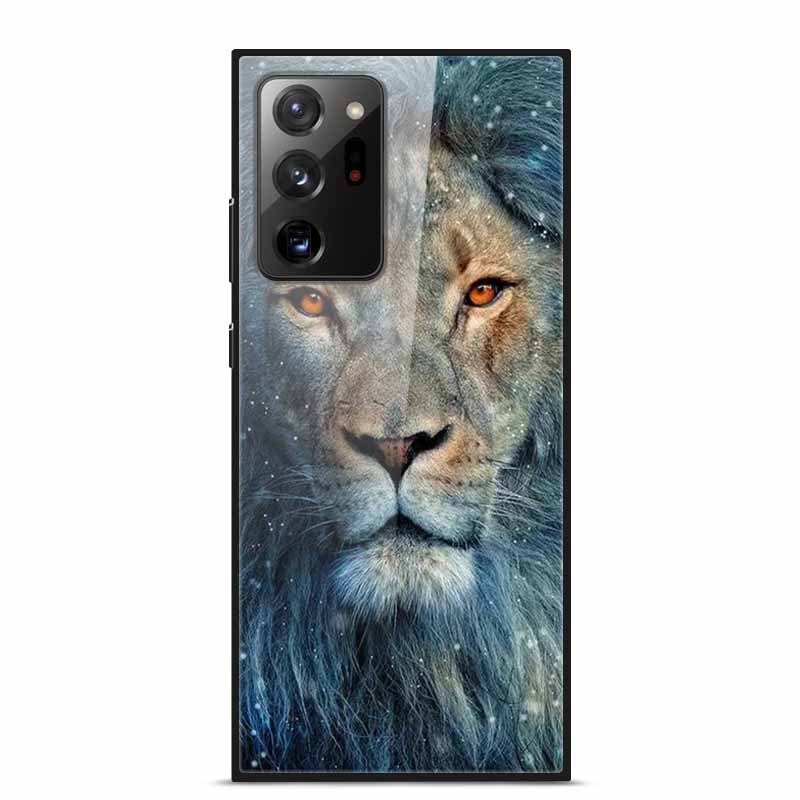 Glass Back Cover For Samsung Note 20 Ultra Case Tempered Glass Case For Samsung Galaxy S21 Ultra Case S 21 Note20 Ultra Funda