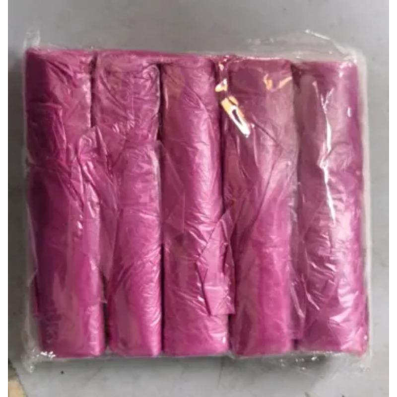 5 Rolls 1 Pack 100Pcs Household High Quality Disposable Trash Pouch Kitchen Storage Garbage Bags Cleaning Waste Bag Plastic Bag