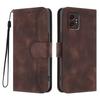 For Samsung Galaxy XCover7 Pro Leather Case Wallet Stand Smile Imprinted Phone Cover with Strap