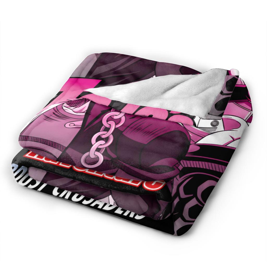 JoJos Bizarre Adventure Anime Blanket Multi-size Super Soft and Warm Throw Blankets for Sofa Couch and Bed