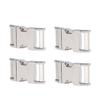 4PCS Side Release Buckle Fine Workmanship Simple Operation Light Weight Alloy Materials Belt