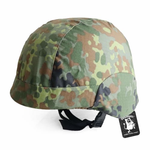 SHENKEL X800 Goggles and Fritz Helmet Set, German Camouflage Fleckturn (met-011gm)