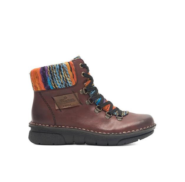 Burgundy Rieker Ankle Boots 73343-35