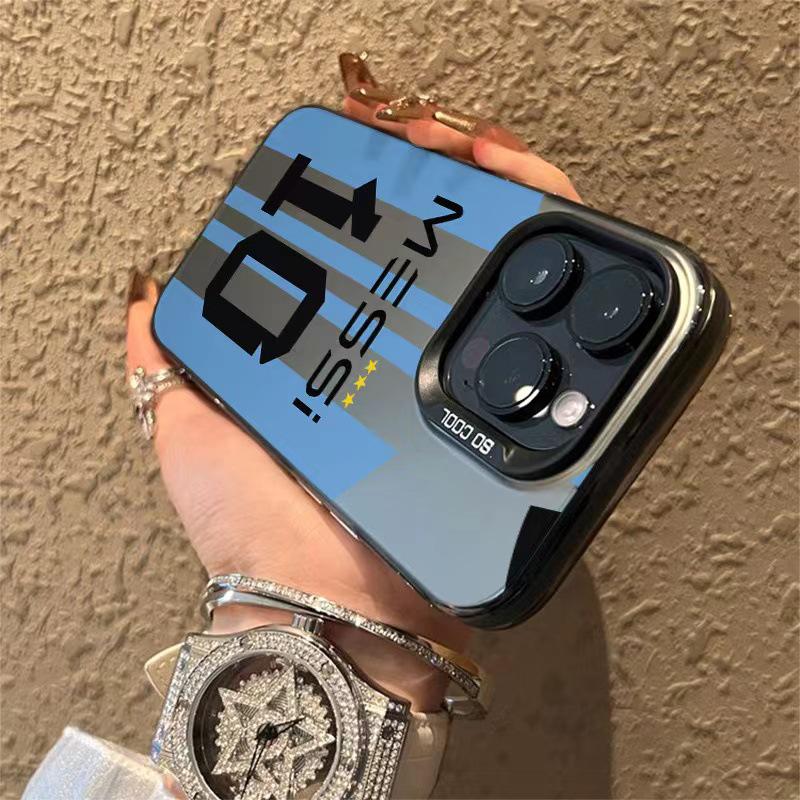 Apple 15 Pro Max, 16 Pro, 14 Plus, 13, and 12 Pro 'Lucky Number 10' Phone Case - European & American Niche Design