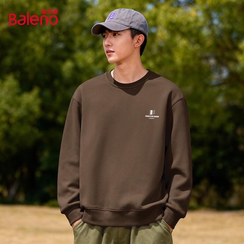 Baleno Men's Loose Fit Round Neck Knitted Sweatshirt