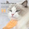 Rękawice do masażu dla zwierząt inspirowane Douyin z nakładkami na palce dla kotów i psów