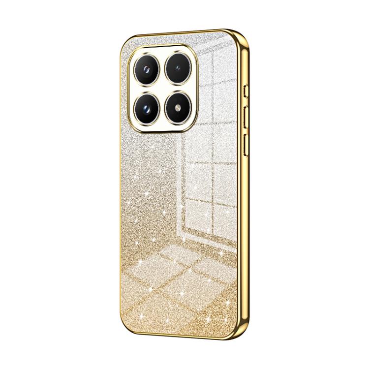 Gradient Glitter Powder Electroplated Phone Case