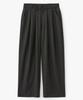 COFWI Melsa Double-Pleat Striped Wide Slacks Dark Gray