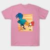 T Shirt Women Cartoon Rooster Harajuku Print Kawaii Tshirt Summer Short Sleeve Female T-Shirt Top Tee