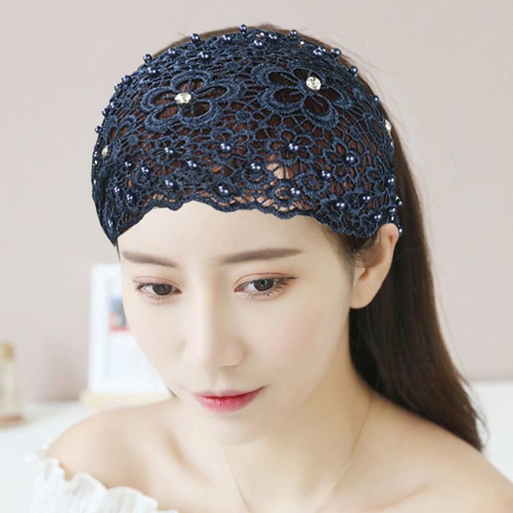 Hollow Hair Band With Wide Edges To Press Hair, Non-slip And Cover Gray Hair Headdress