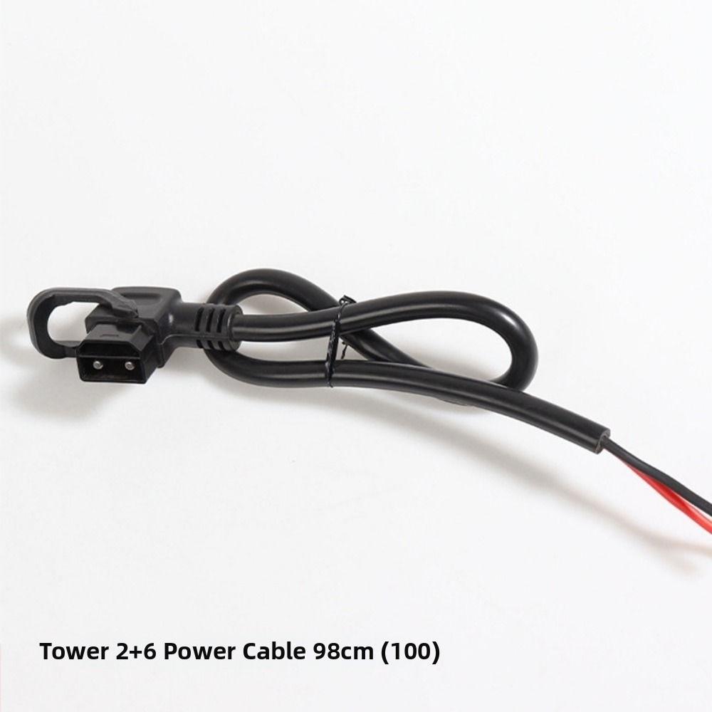 Black 2+6 Lithium Battery Charing Wire Electric Vehicle Connector Cable  for Tower Battery Cabinet