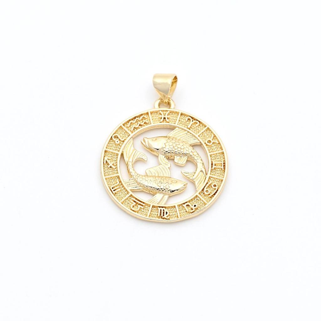 Zodiac Constellation Pendant Necklace for Men and Women - Elegant DIY Jewelry Accessory