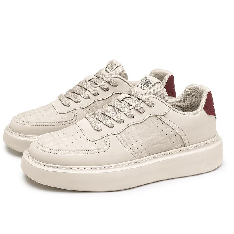 

Модная кожаная обувь для мужчин, повседневная кожаная обувь, модная деловая обувь Оксфорды, высококачественная дизайнерская рабочая обувь 39 красный