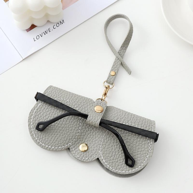 Przenośne Skórzane Etui na Okulary Przeciwsłoneczne i Okulary - Letnia Moda Podróżna