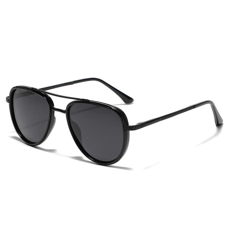 Glasses Material Polarized Sunglasses Men'S Driver Glasses Semi-Metal Toad Glasses Women'S Face-Covering Sunglasses
