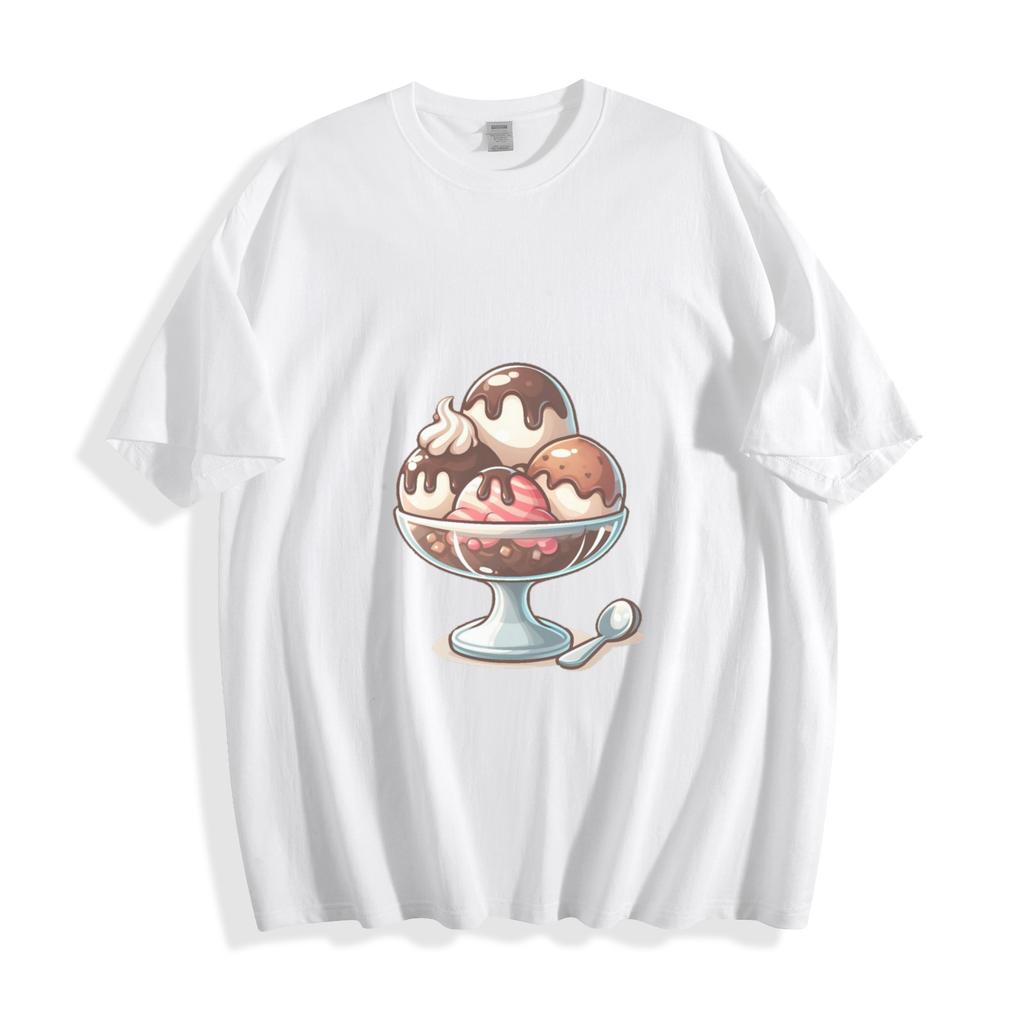 Chocolate Sundae Supreme T-Shirt - Decadent Dessert Delight Unisex Tee