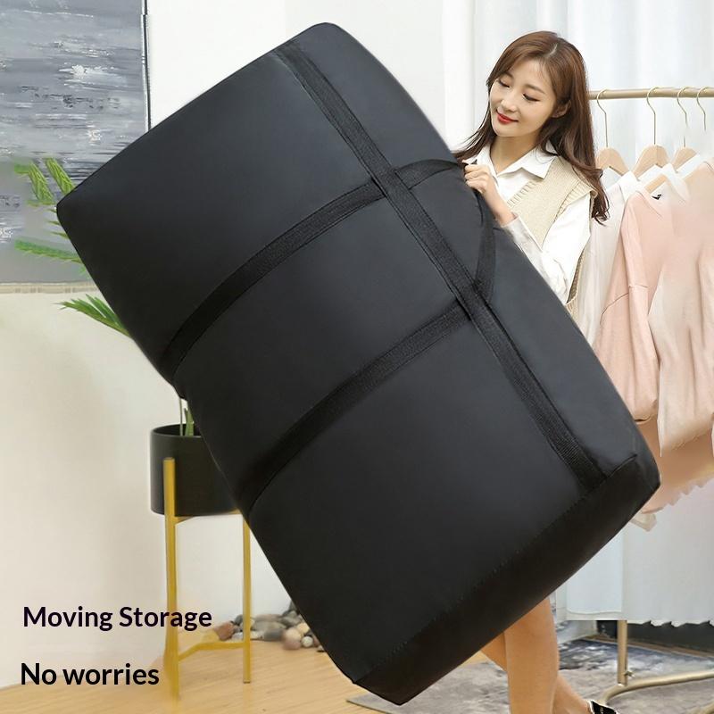 Reusable Waterproof Moving Bag Extra Large Laundry Storage Packing Tote for Grocery Shopping Camping College Dorm Room