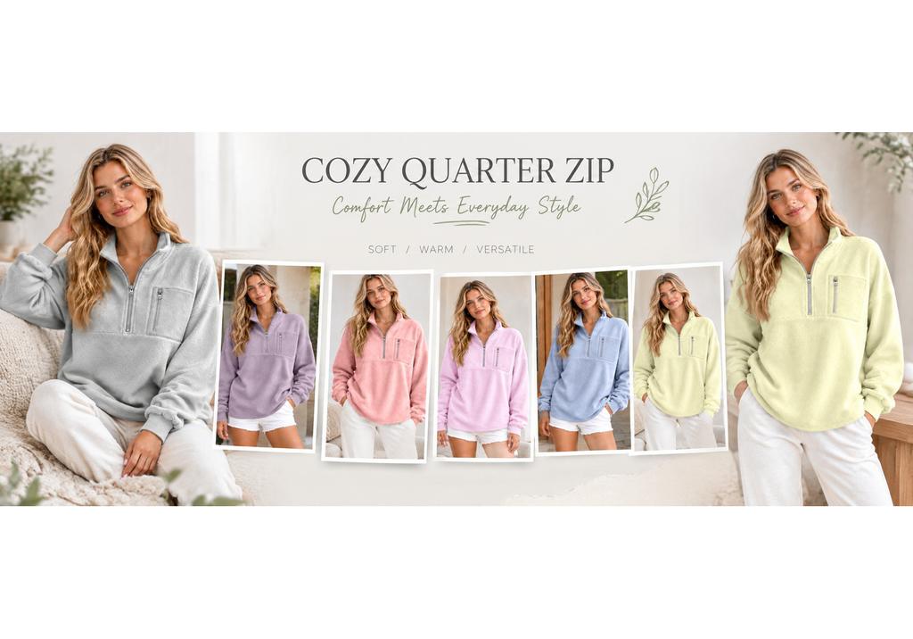 Women's Pullover Sweatshirt Flannel Long Sleeve Casual Top for Everyday Wear