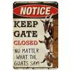 Vintage Metal Sign Retro Wall Art Home Decor 20x30cm