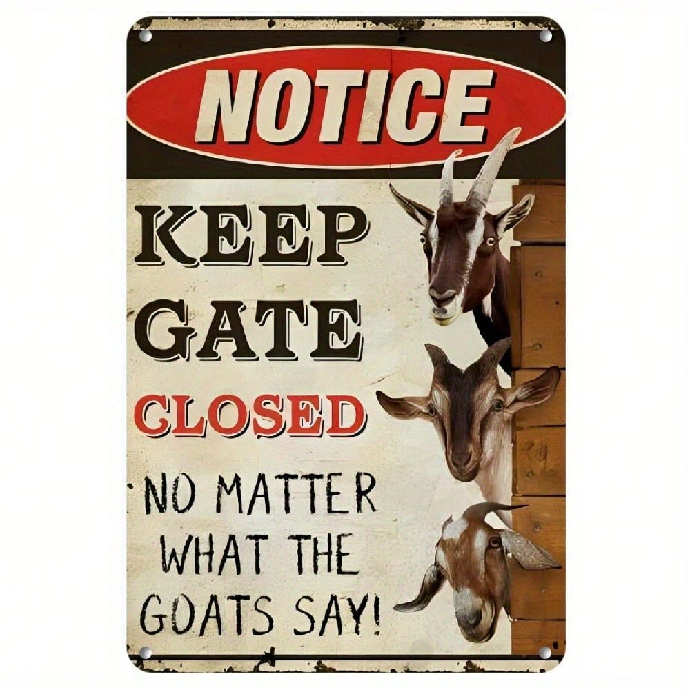 Vintage Metal Sign Retro Wall Art Home Decor 20x30cm
