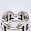 HOORSENBUHS 925 QUAD LINK Ring Ring 18 SilverUsed
