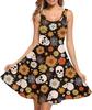 Summer Dress Casual Sleeveless Vest Cotton Skating Vest Short Medium and Long Dress
