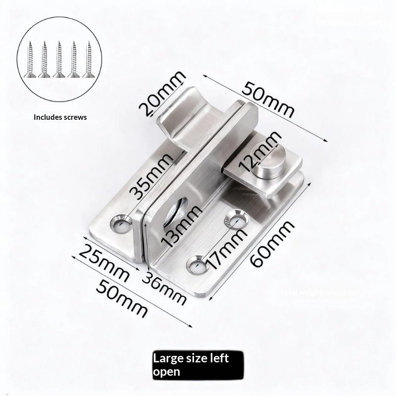 Flip Latch Gate Latches Slide Bolt Latch Safety Door Lock Catch For Barn Cabinet Pet Cage Garden Bathroom Garage Window Slid