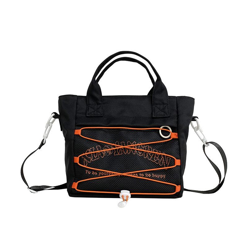 

2025 new large-capacity messenger bag female ins tide student class tutoring bag casual lightweight simple handbag