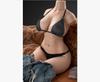 JD-7 Half Body Without Arms Large Breasts Silicone Real Touch Sex Doll Realistic Breasts Adult Toy Masturbator.