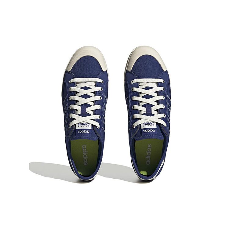 Adidas Neo City Canvas Slip Resistant Durable Lightweight Low Top Skate Shoes Unisex Sneakers Blue IE0416