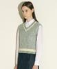 Jun By Jun K Wool Blend Knit Vest_Sky Blue
