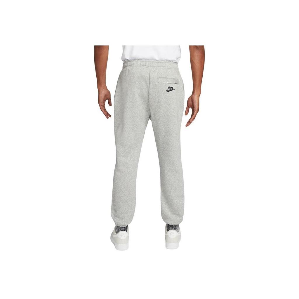 Nike Letter Print Mid-Rise Drawstring Cuffed Knit Joggers Men Joggers Dark-Gray DQ4082-063