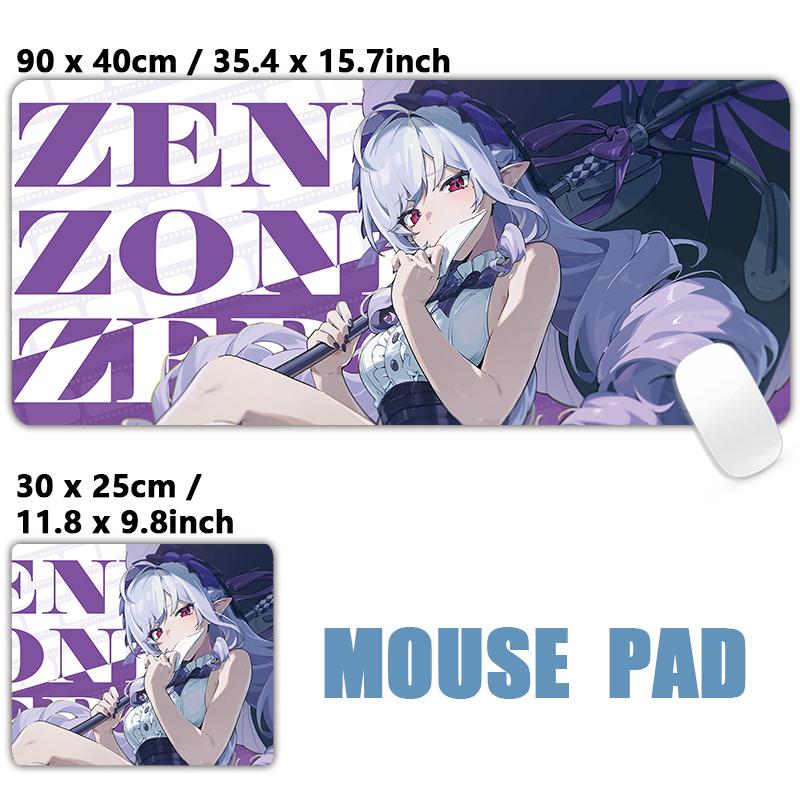 Gaming Hoshimi Miyabi Ye Shunguang Mouse Pad Evelyn Ellen Zenless Zone Zero Keyboard Desk Mats XXL Anime Girls Mousepad