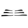 For VW Golf 8 Mk8 2021 2022 Car Front Grille Grill Moulding Strips Fog Light Cover Trim Abs Automotive Modification Accessories