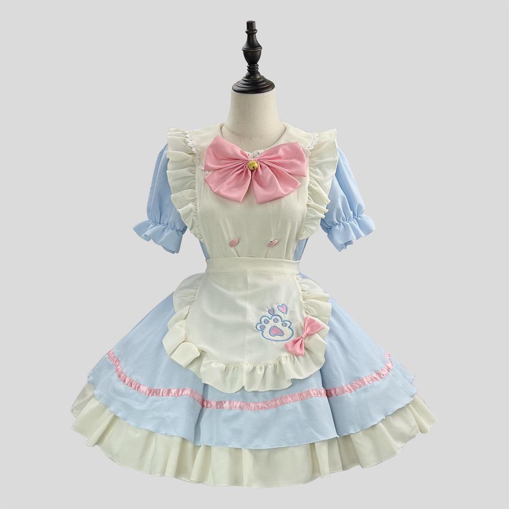 New Cross-Border Cute Maid Cosplay Lolita Halloween Costume for Women