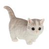 Benny's Cat Figurine, Cute Cat Object, Polyresin, Munchkin, Blue, Perfect for Home Decor, Gift, Present