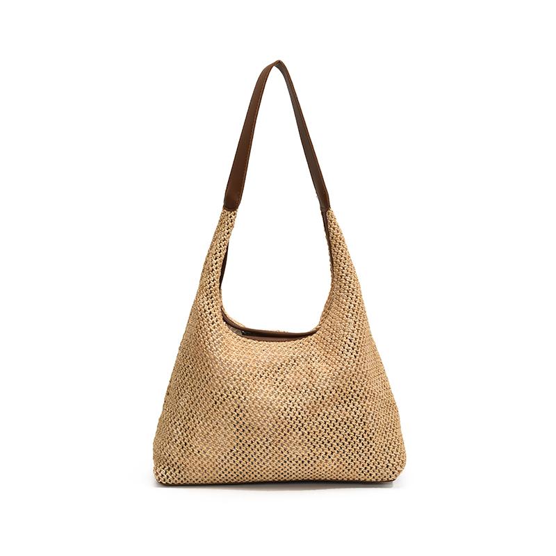 

Два в одном Bohemia Новые женские сумки для отдыха и путешествий Летняя пляжная сумка из ротанга, плетеная вручную вязаная соломенная сумка большой вместимости