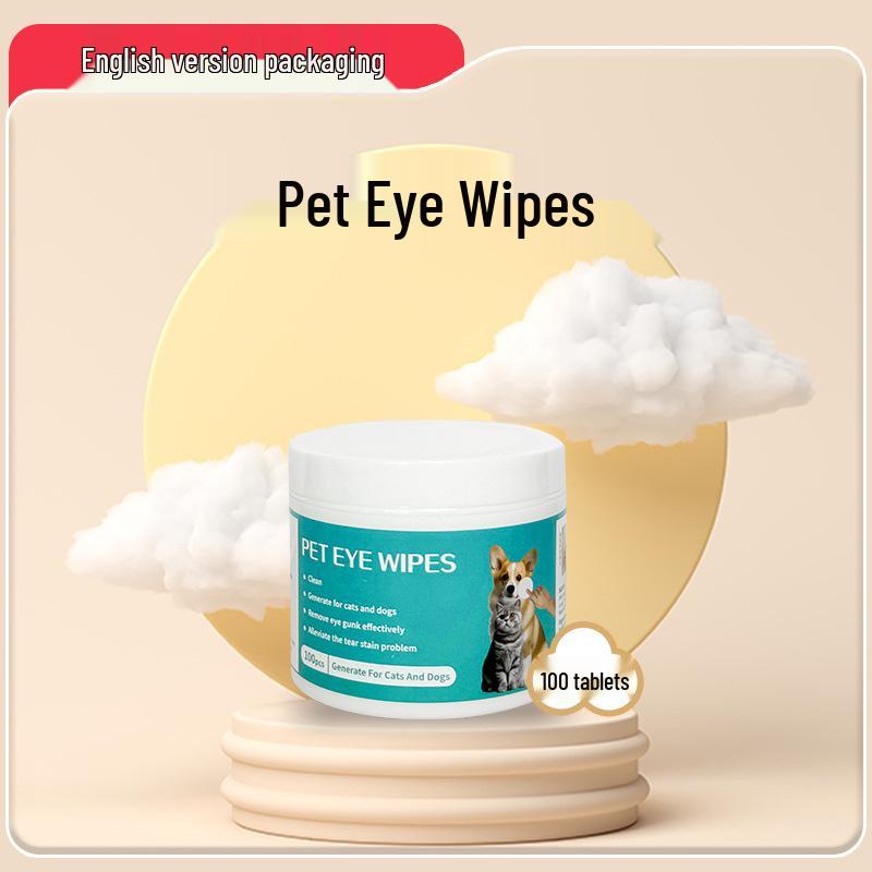 Pet Grooming Wipes Set: Ear, Teeth, Eye Care & Deodorizing Tissues for Cats and Dogs