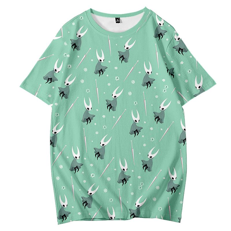 Lustige The Hollow Knight Anime T Shirt Coole männer T-shirt O Neck Casual Unisex Streetwear Fashion T Camisetas Ropa hombre