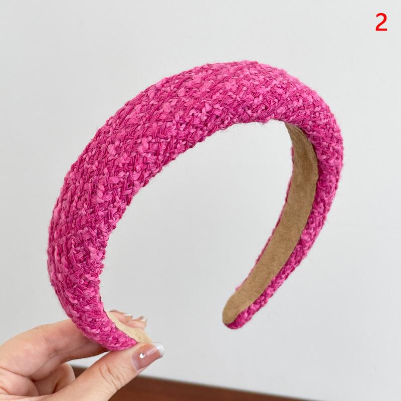 Rose Red Series Headband Female Hair Hoop Sweet And Cute Go Out All-Match Press Hair Headband Versatile Hairstyle Tool