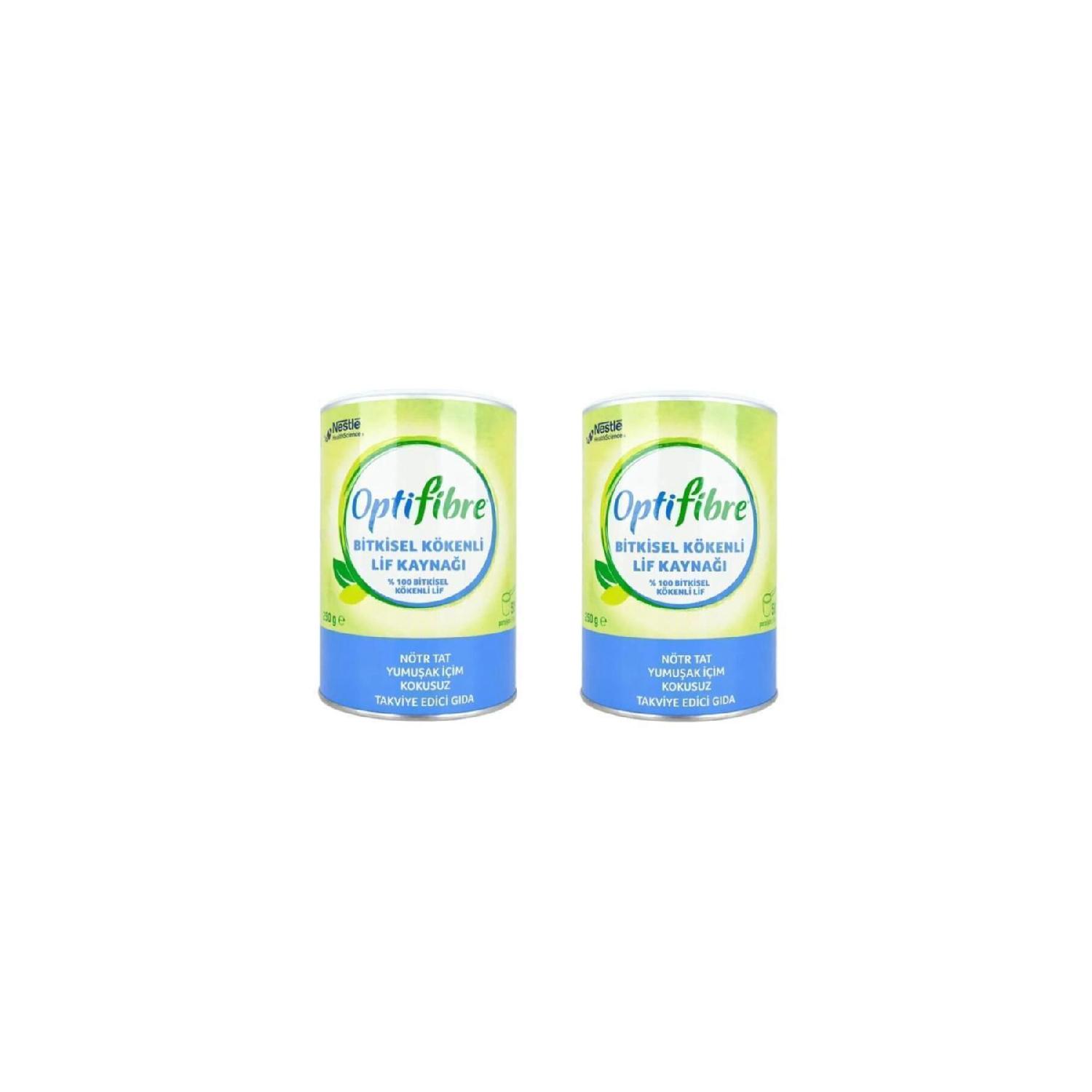 

(2 Pieces) Optifibre Vegetable Origin Fiber Source Reinforcing Food 250 G-