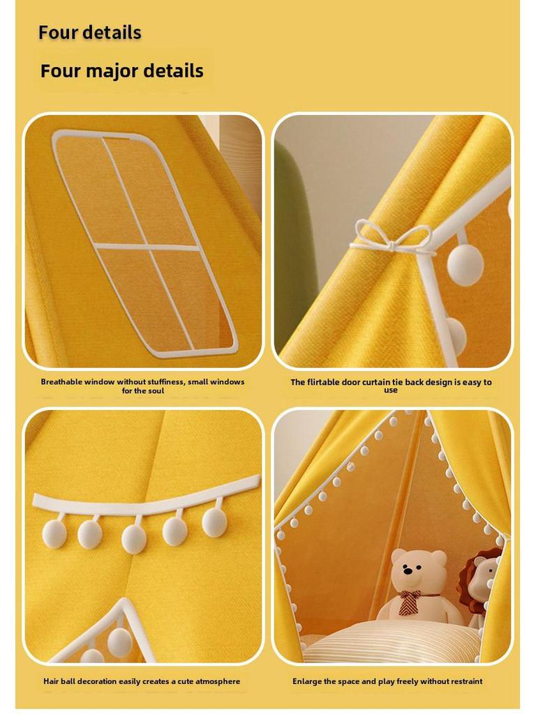 Children's Indoor-Outdoor Princess Castle Tent Toy