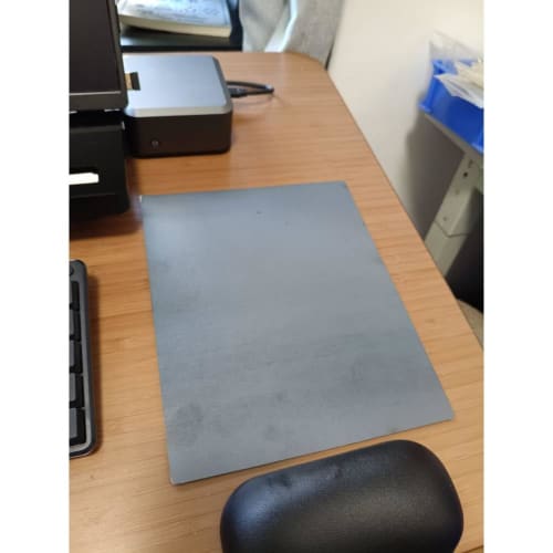 Bilaida Standard Steel Plate - Standard steel plate made of SS400 general-purpose steel (400x300x3mm) for a variety of uses