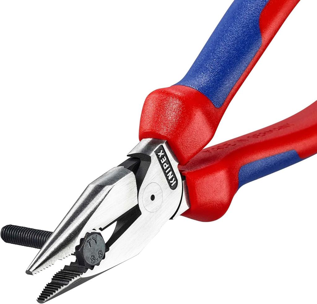 KNIPEX Needle Nose Pliers Comfort Handle 185mm 0822-185