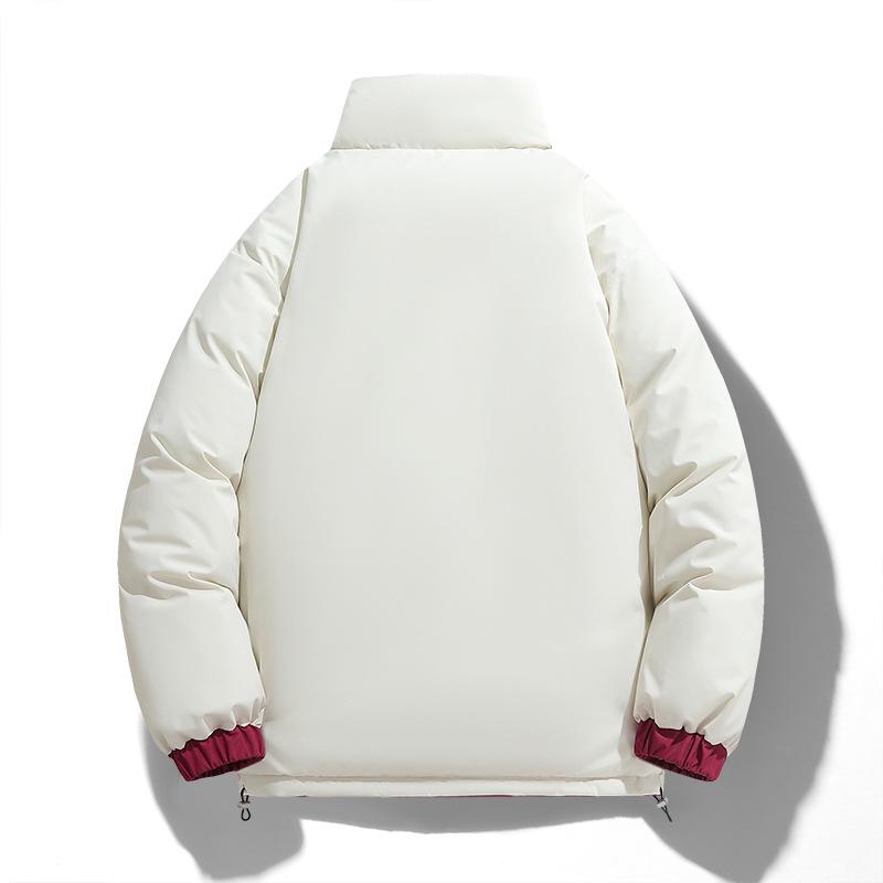 Double-Sided Men's Winter Cotton Padded Jacket - Warm, Loose Fit, Trendy Youth Style for Autumn and Winter