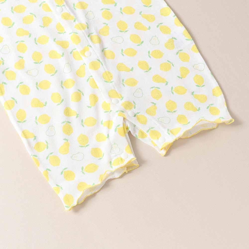 De Jersey Pear X Lemon Shortalls for Discharge Clothes for Boys and Cotton [Cream Coco] Spring/Summer Newborns, Babies, Cool, Girls, Simple, Cute,
