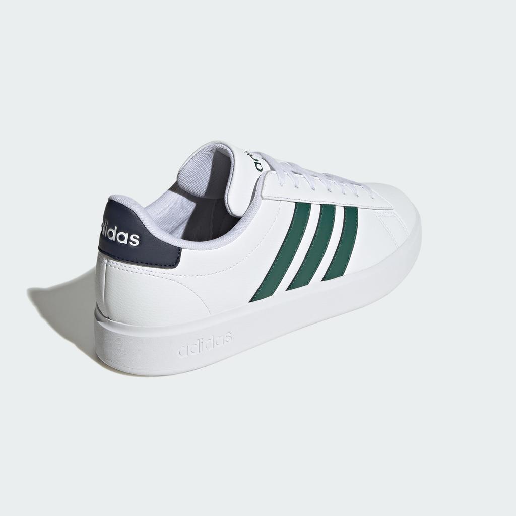 Adidas Grand Court Unisex Schuhe Marine Größe cm 2.0 Sneaker, Erwachsene, LIT49, Weiß/Collegegrün/Schatten (ID4465), 24,0