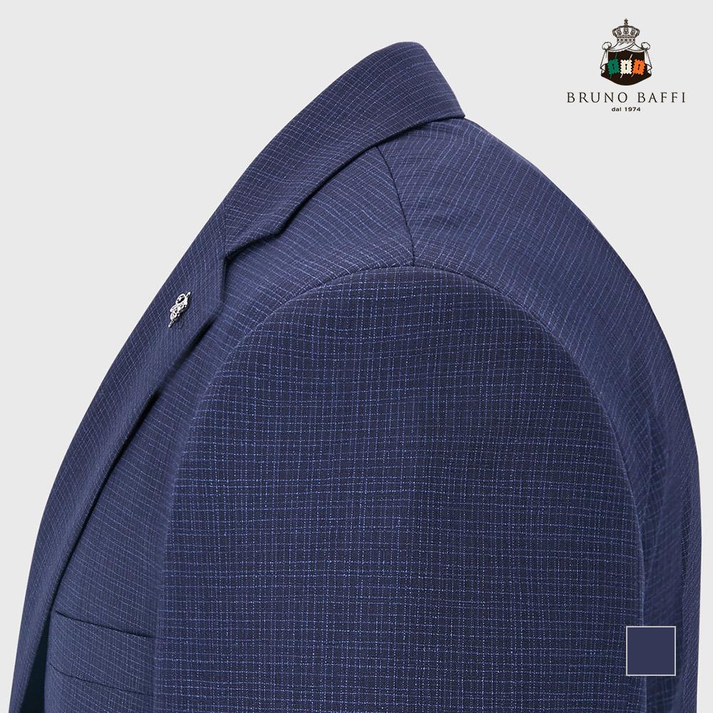 Brunobaffi Wool Blend New Basic Navy Suit Jacket_Mangaxm3351
