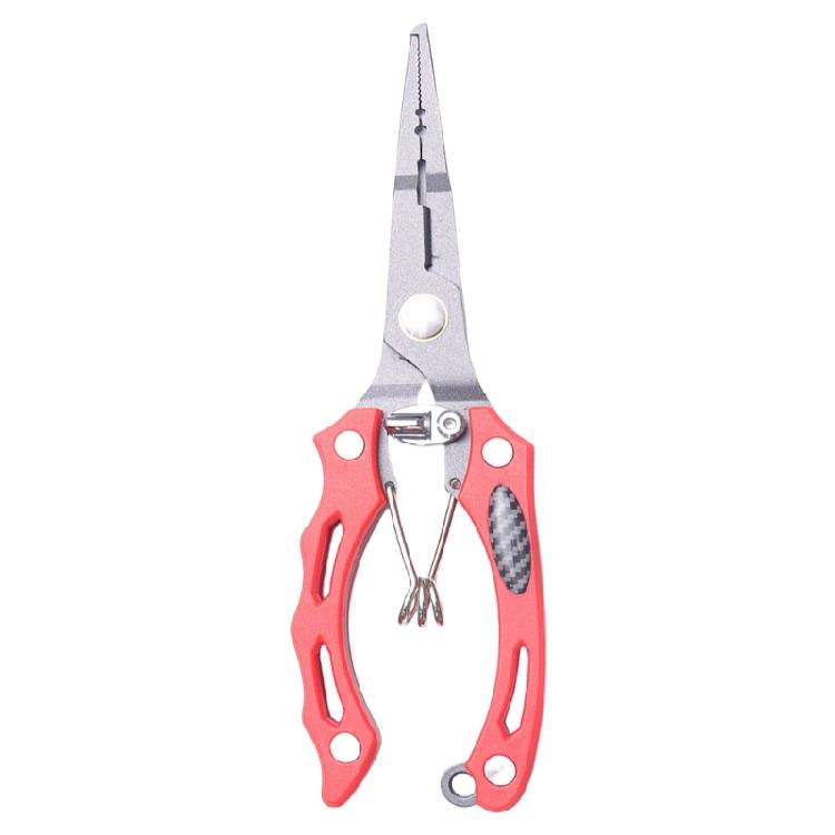 Stainless Steel Fishing Pliers Hook Remover Outdoor Fish Line Cutter Tool Comfortable Grip Scissors Fishing Accessories